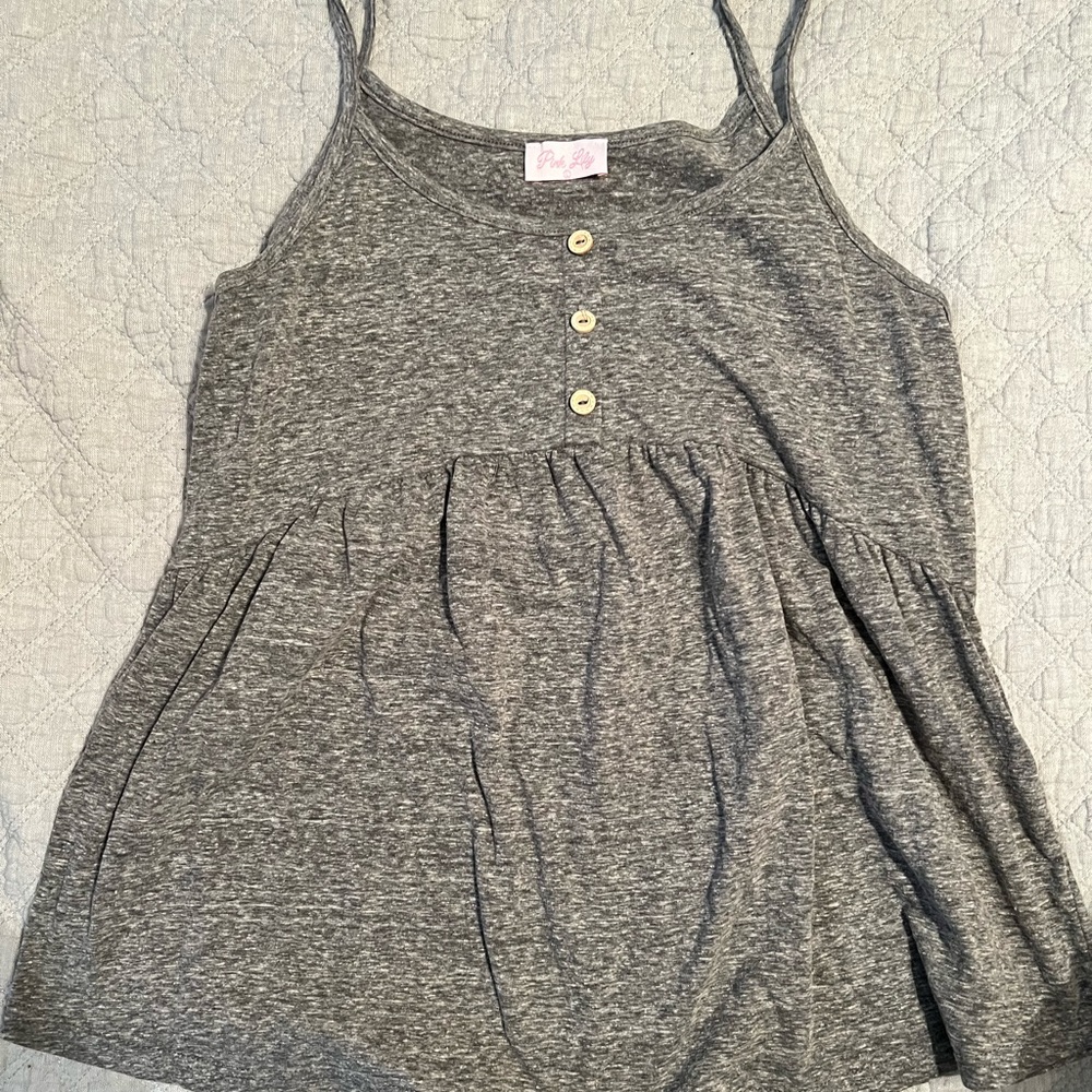 Pink Lilly (boutique brand) baby doll tank